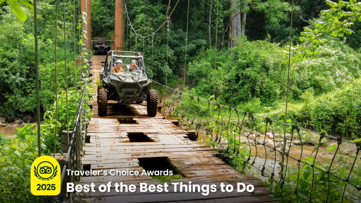 EXTREME ADVENTURE, WILDEST BRIDGE, ATV & ZIPLINES